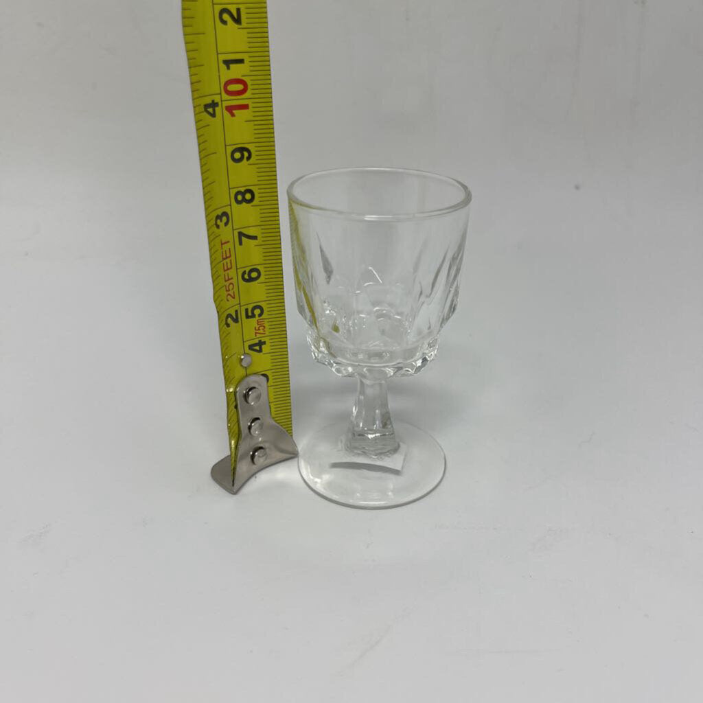 Crystal Cordial Glasses 4 PC