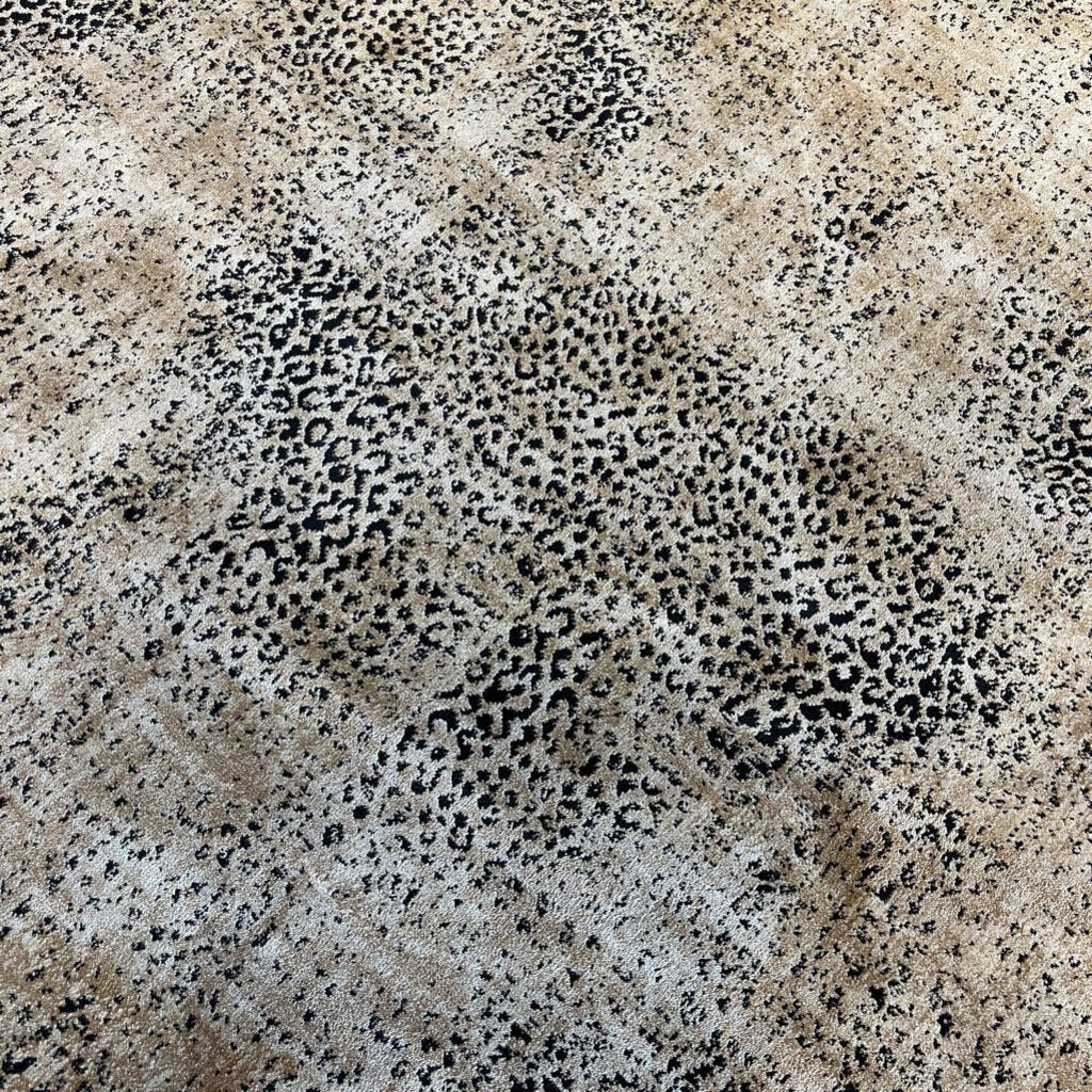 10ft Leopard print Round Rug