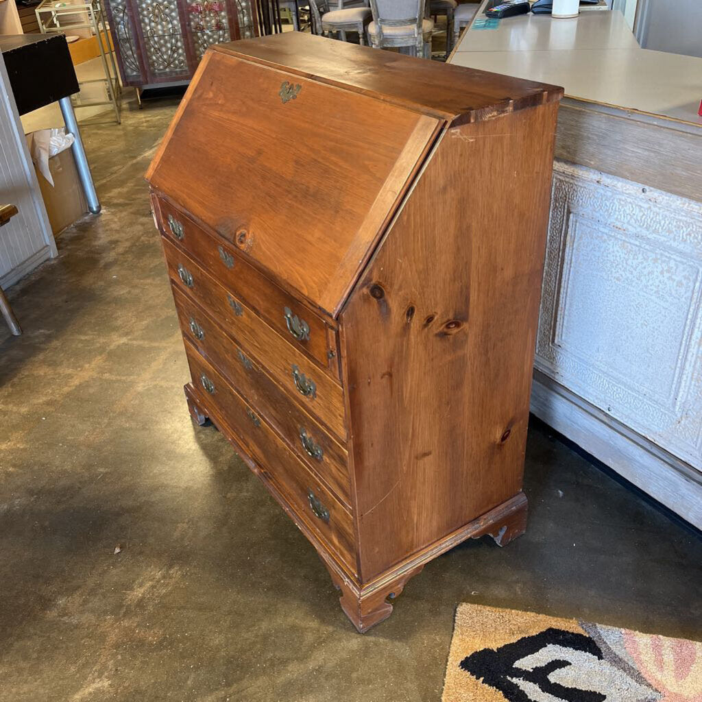 Vintage Secretary w/ Drawers 37.5x20x42
