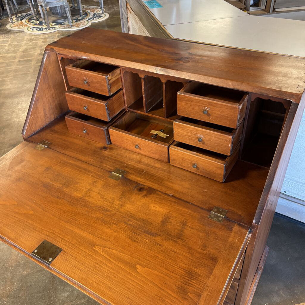 Vintage Secretary w/ Drawers 37.5x20x42