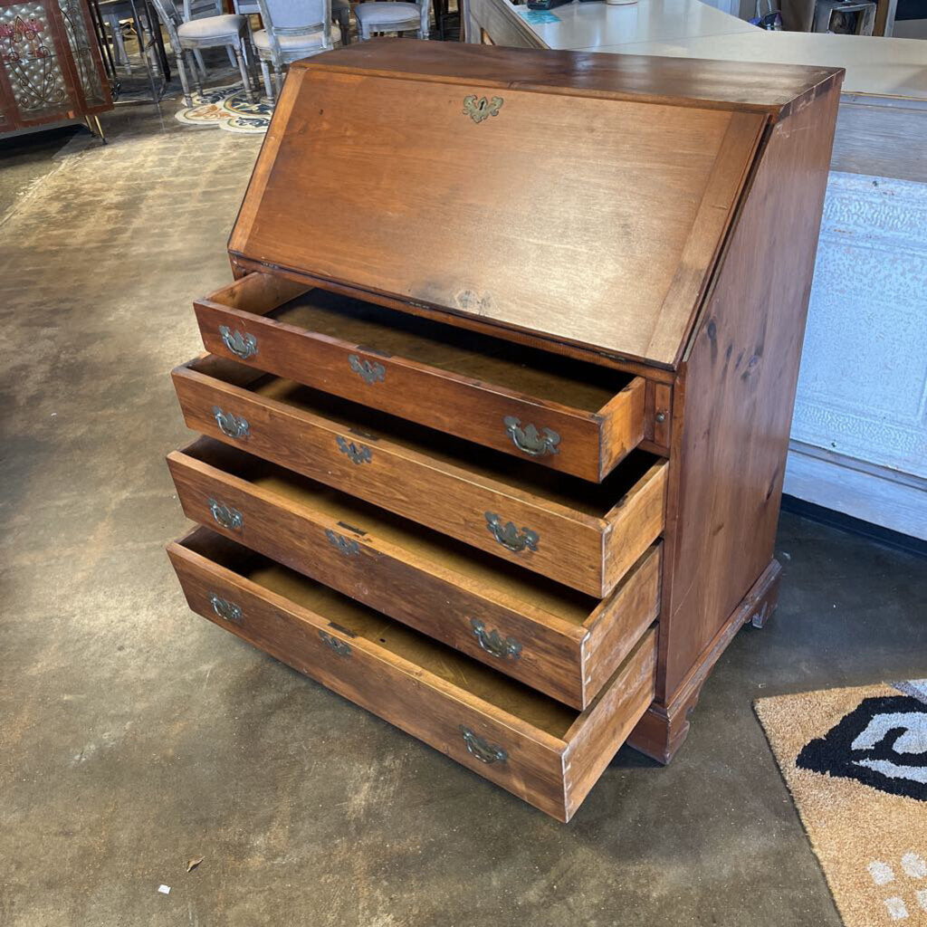Vintage Secretary w/ Drawers 37.5x20x42