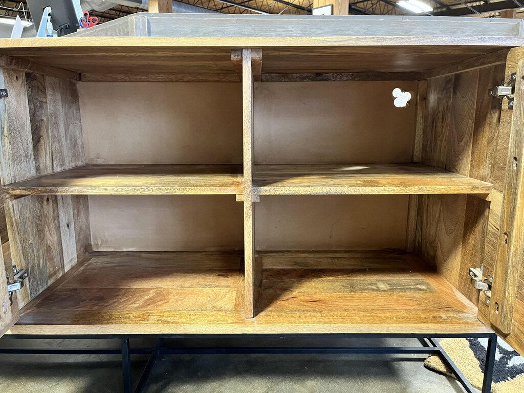 Mango Wood Console 60x18x30