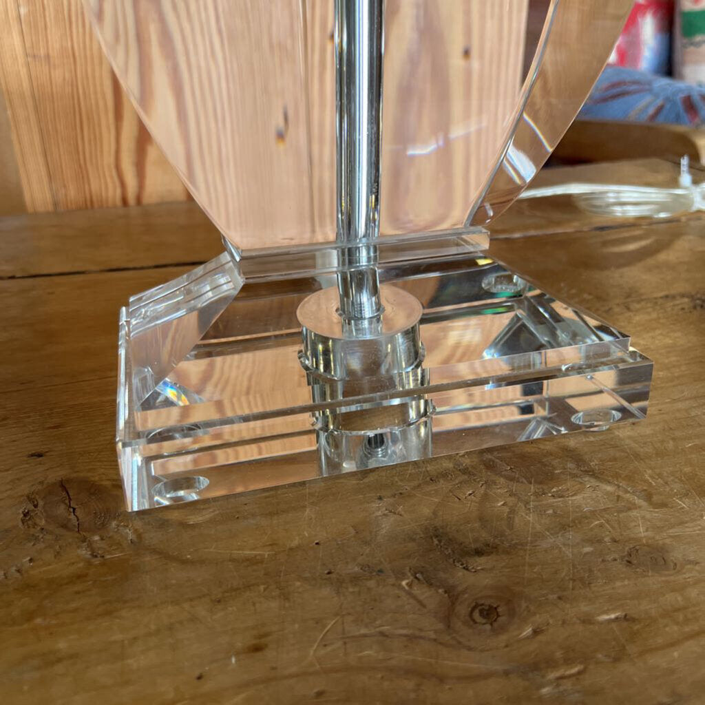Glass/Crystal Urn Style Lamp
