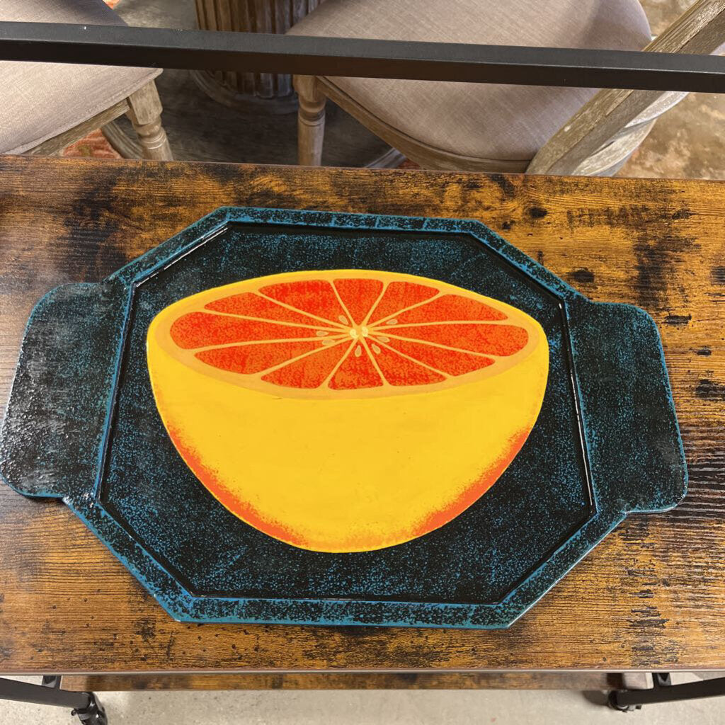 Vintage Orange Tray