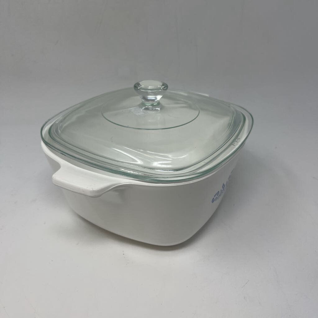 Vintage Square Casserole Dish w/ Lid