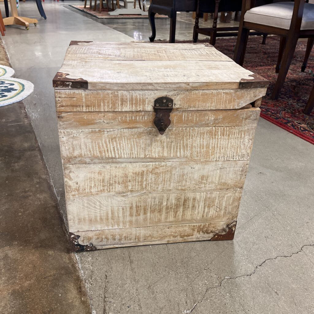 Wooden Trunk 18 X 18 X 18