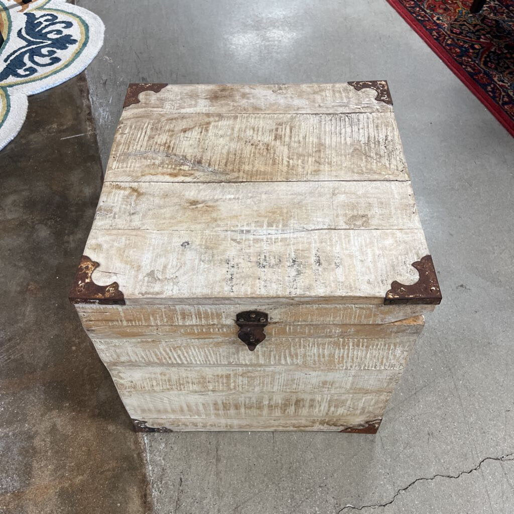 Wooden Trunk 18 X 18 X 18