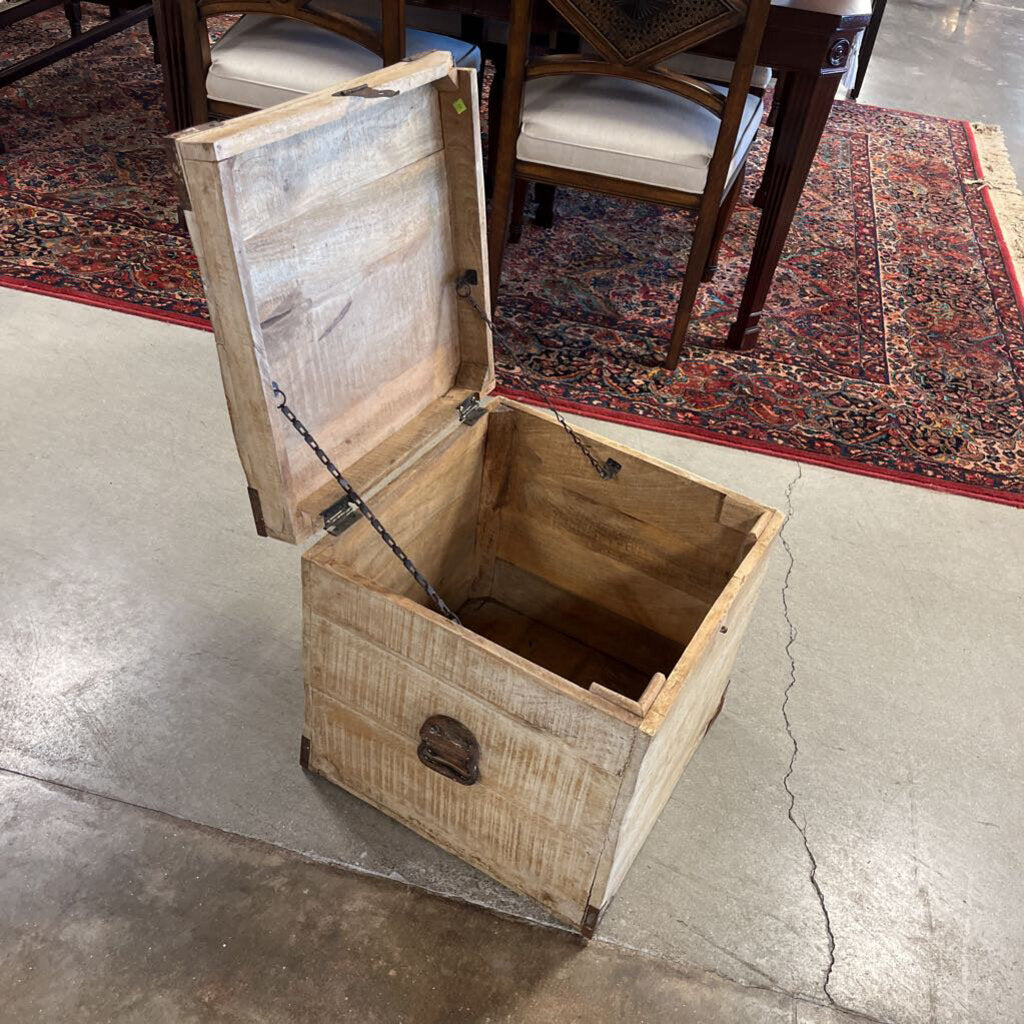 Wooden Trunk 18 X 18 X 18