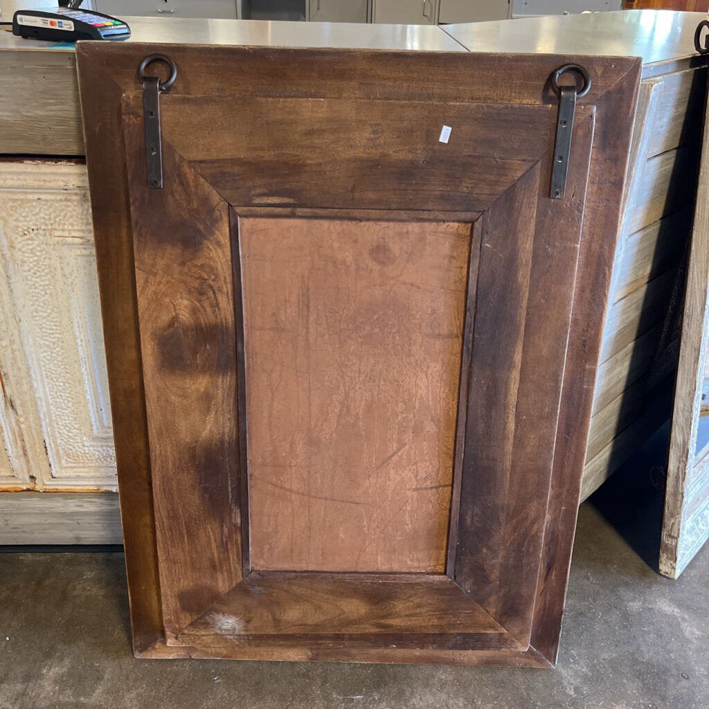 Heavy Scroll Peg Mirror 29 X 39.5
