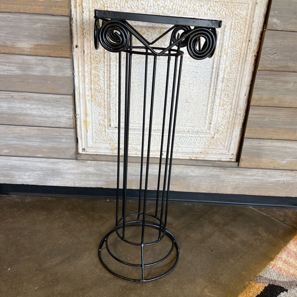 Metal Column Plant Stand 29" Tall