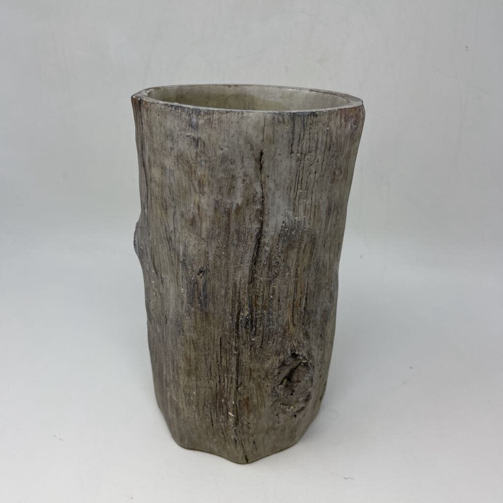 Faux Log Planter