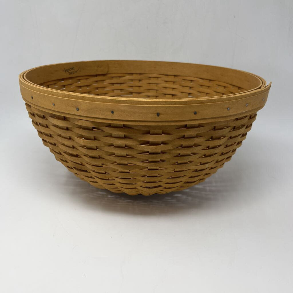 Basket Bowl Wood Bottom