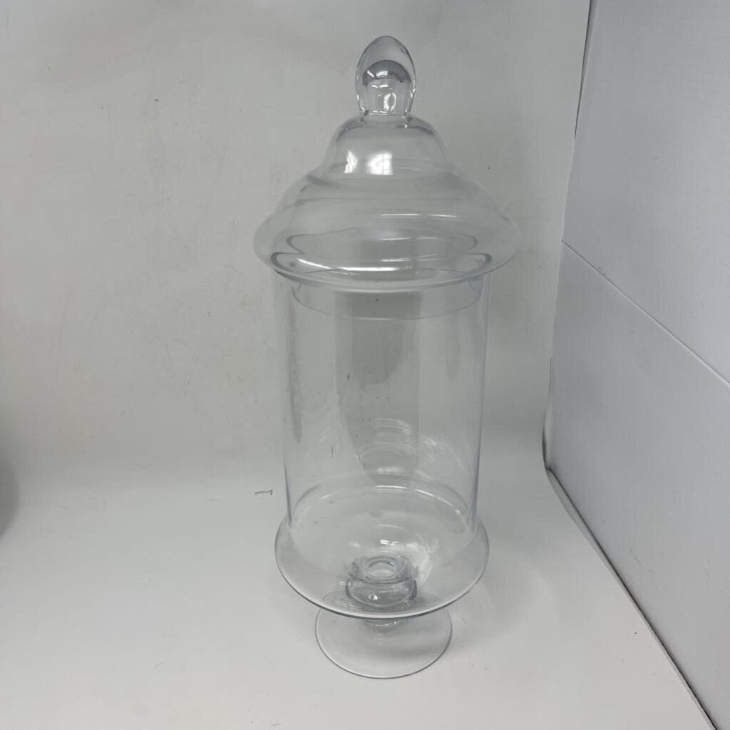 Tall Glass Apothecary Jar
