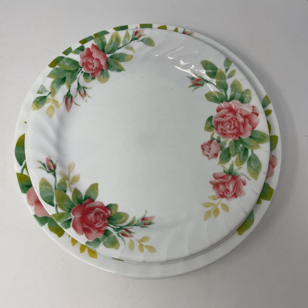Elegant Rose Set of 8 Plates