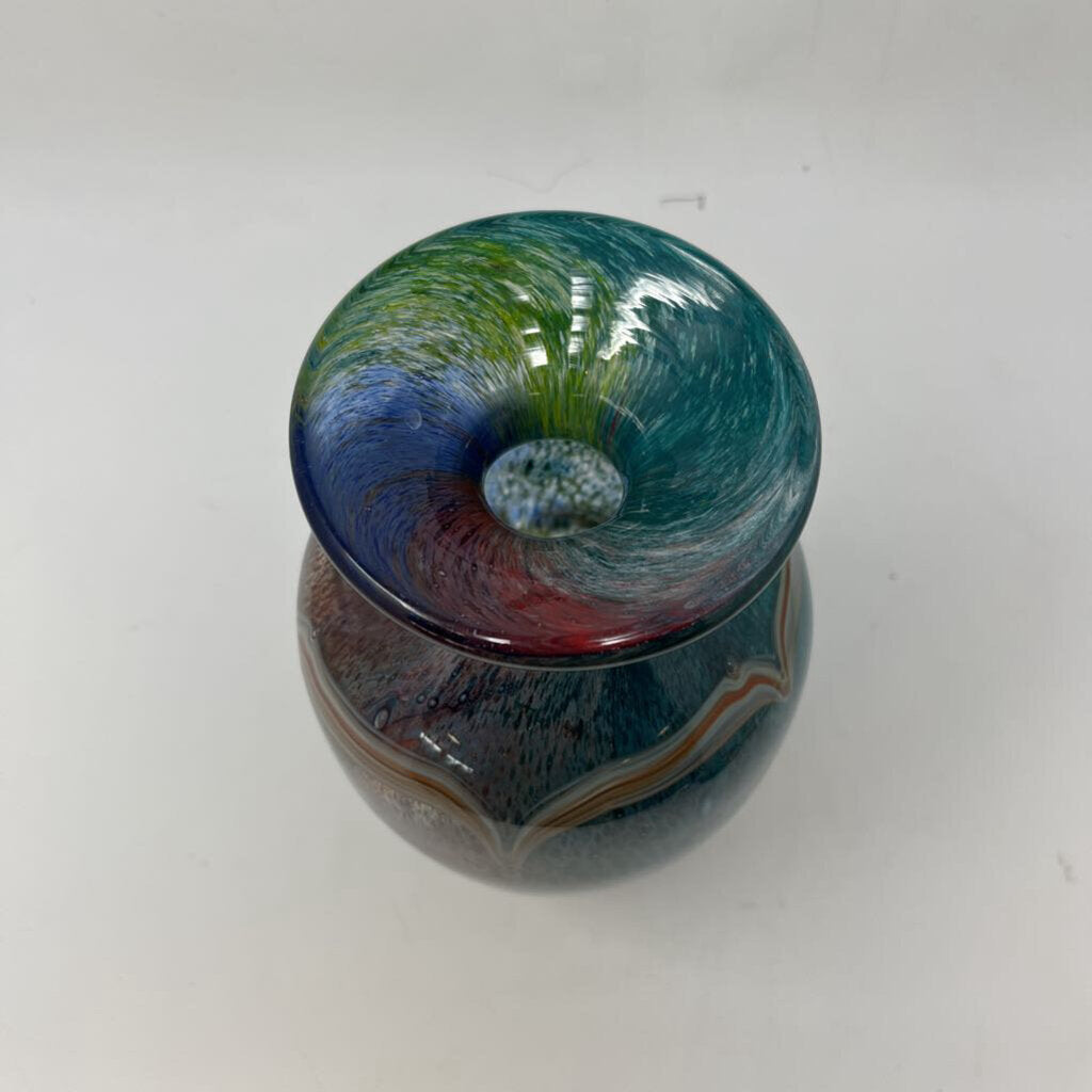 MC Glass Vase 9.5"H