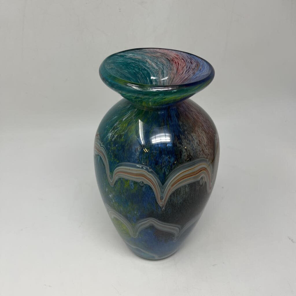 MC Glass Vase 9.5"H