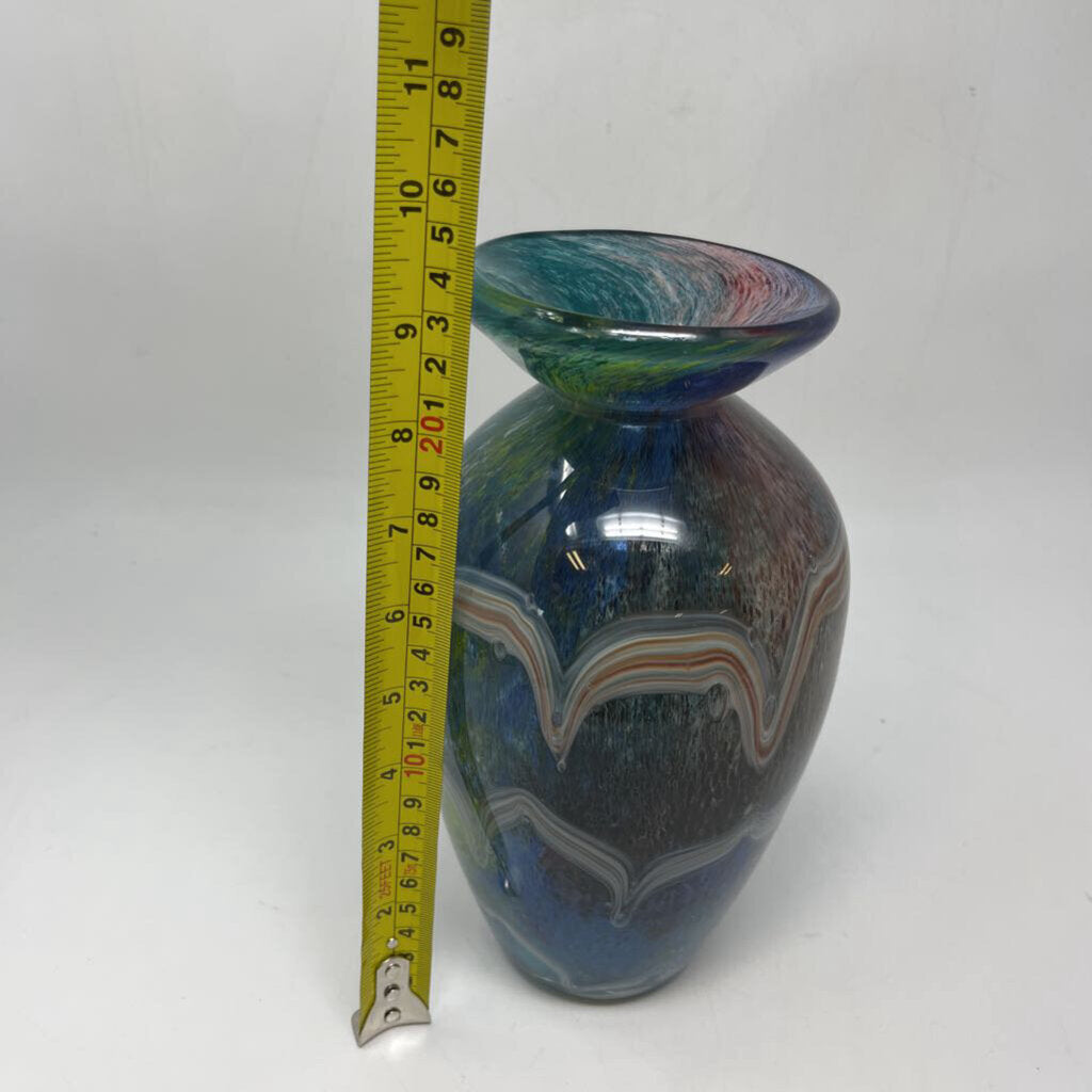 MC Glass Vase 9.5"H