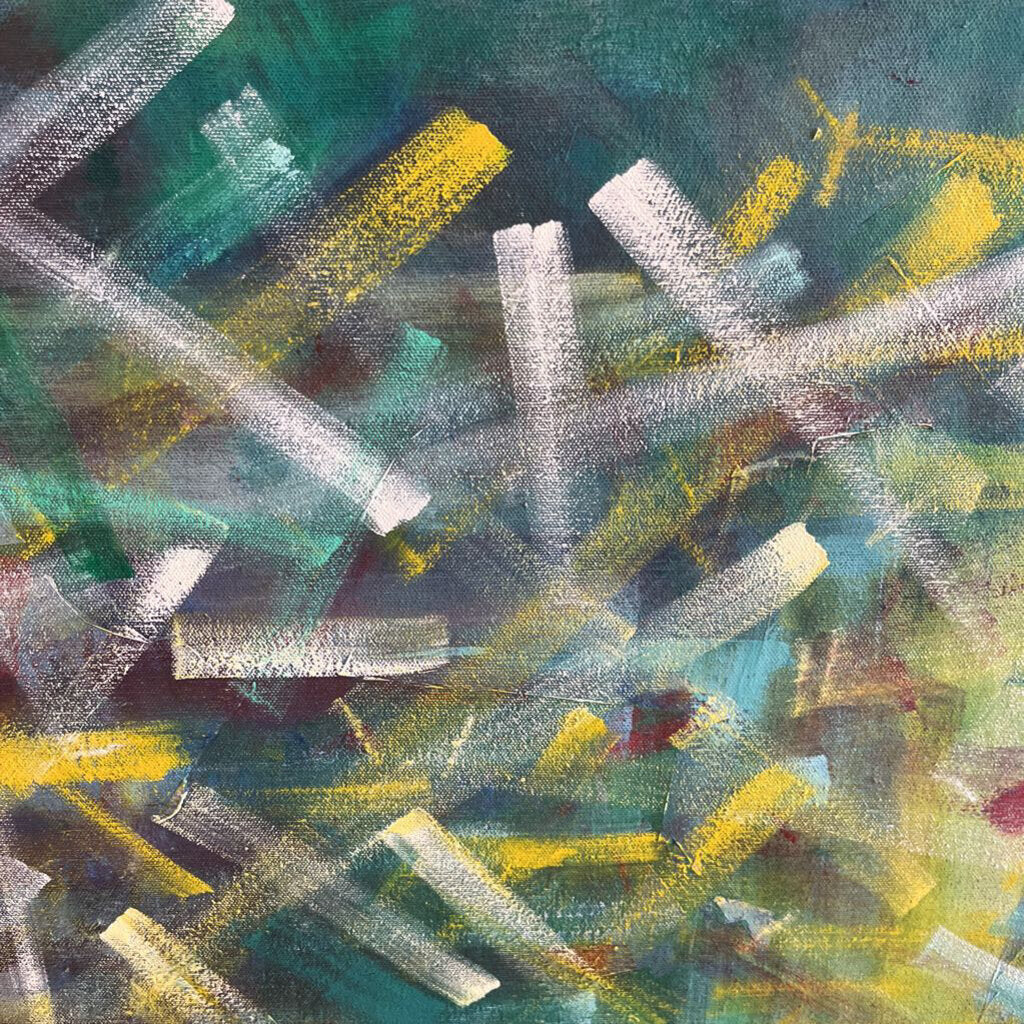 Abstract Painting by Euisel 37.75 X 24.75