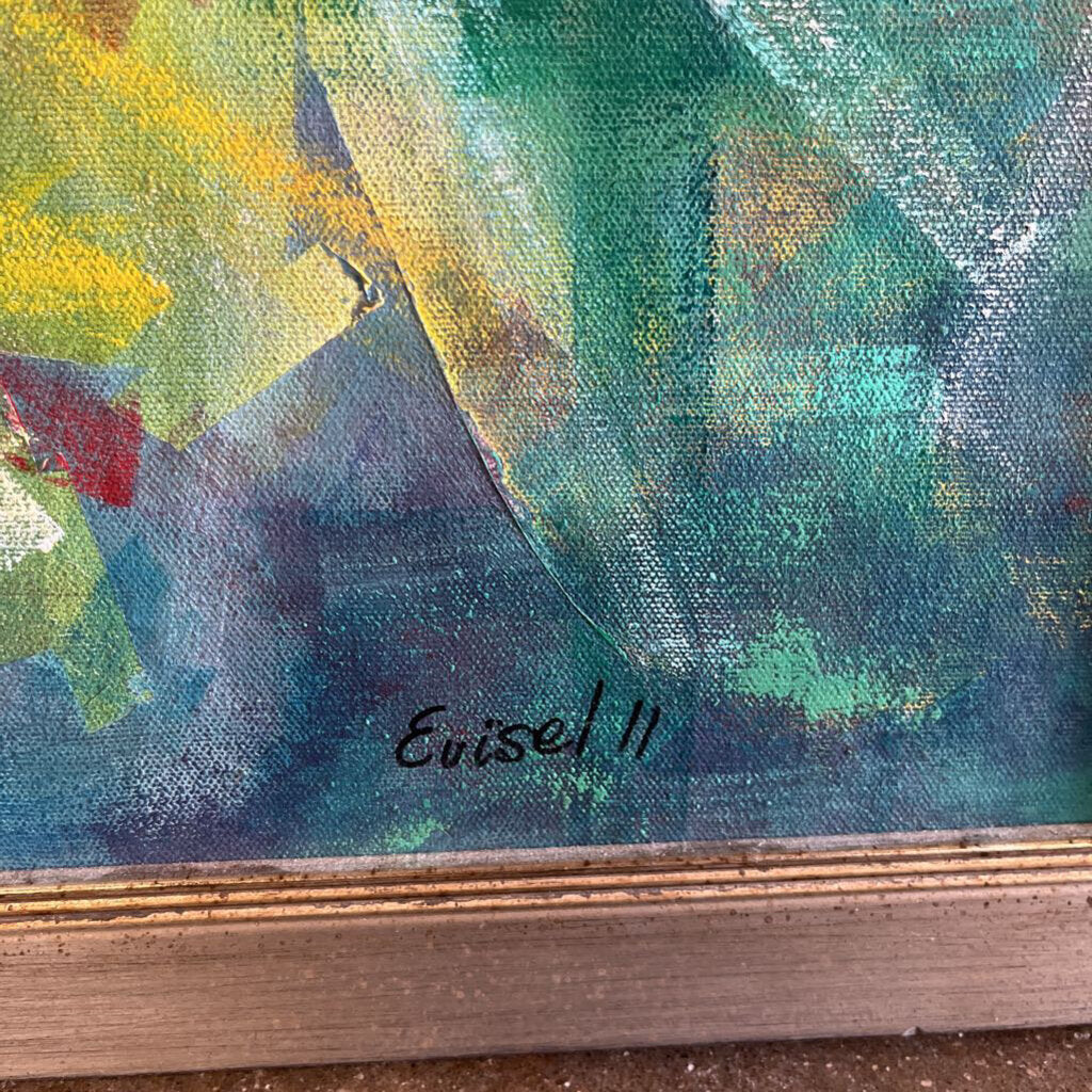 Abstract Painting by Euisel 37.75 X 24.75