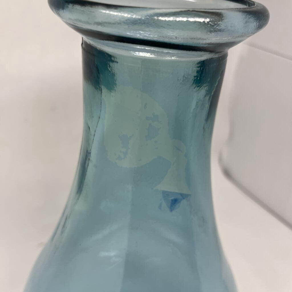 Large Recycled Glass Vase 16"