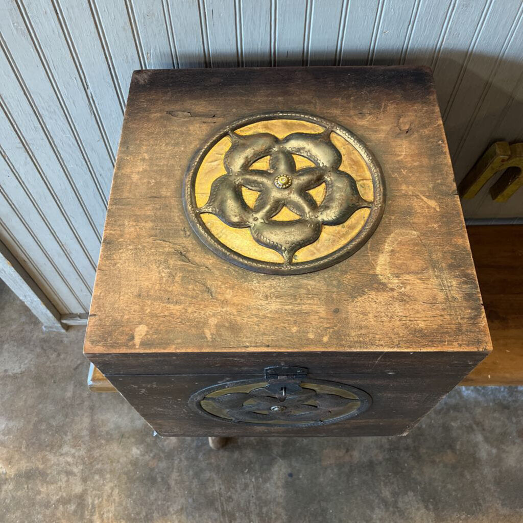 Wooden Storage Box 14 X 14 X14