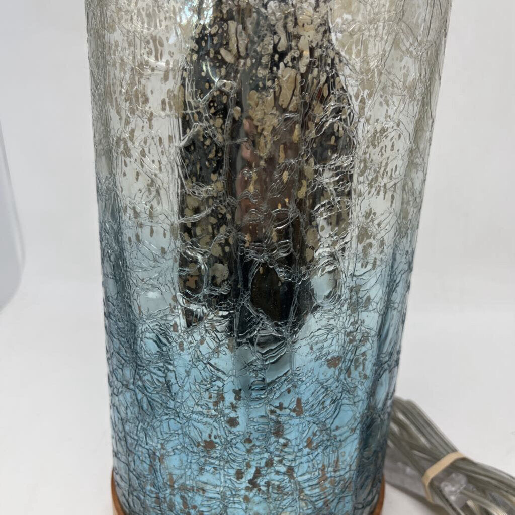 Glass /Wood Accent Lamp