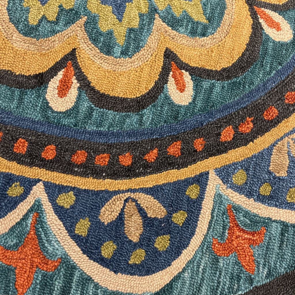 Hand Tufted Wool 6 Foot Round Rug