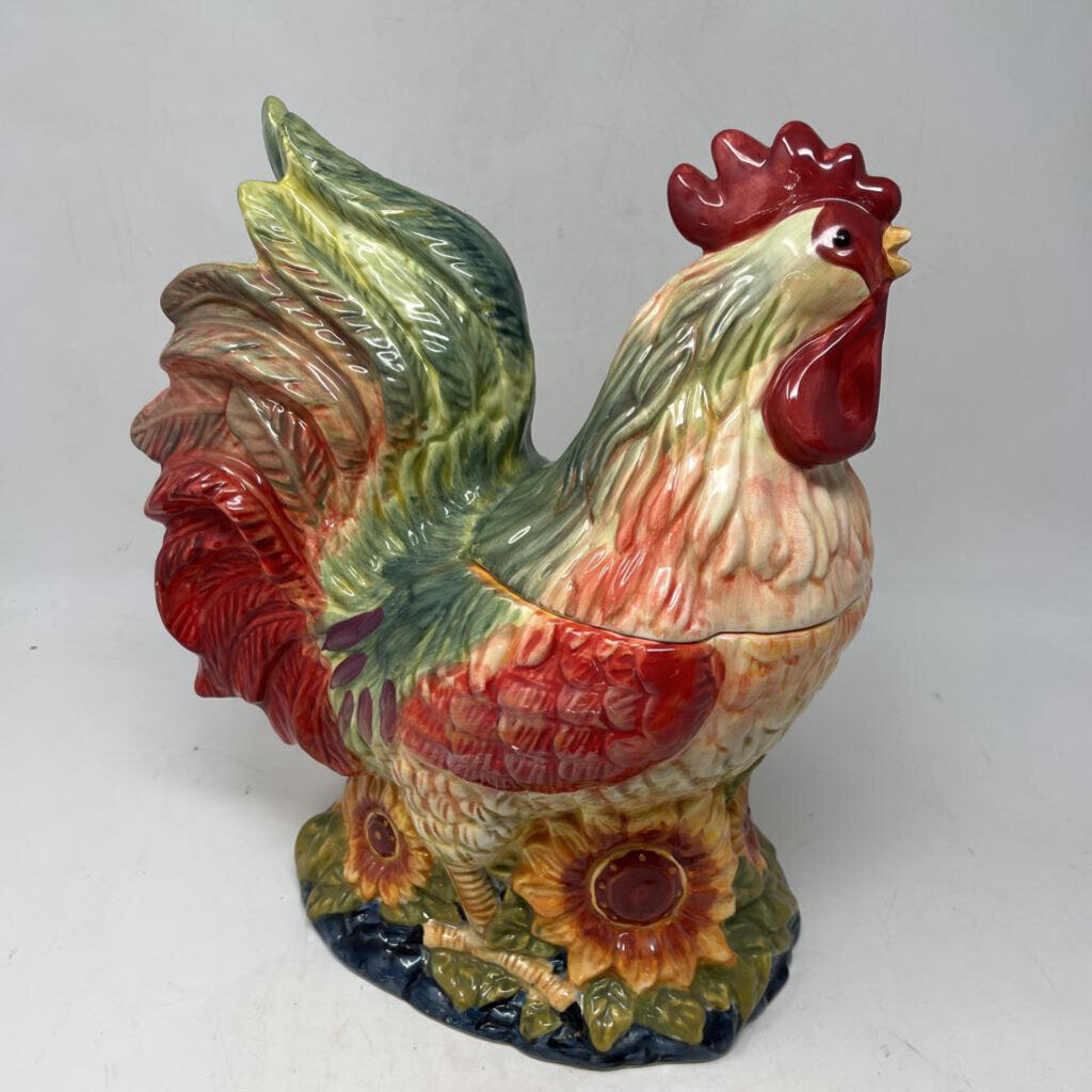 Ceramic Rooster Cookie Jar