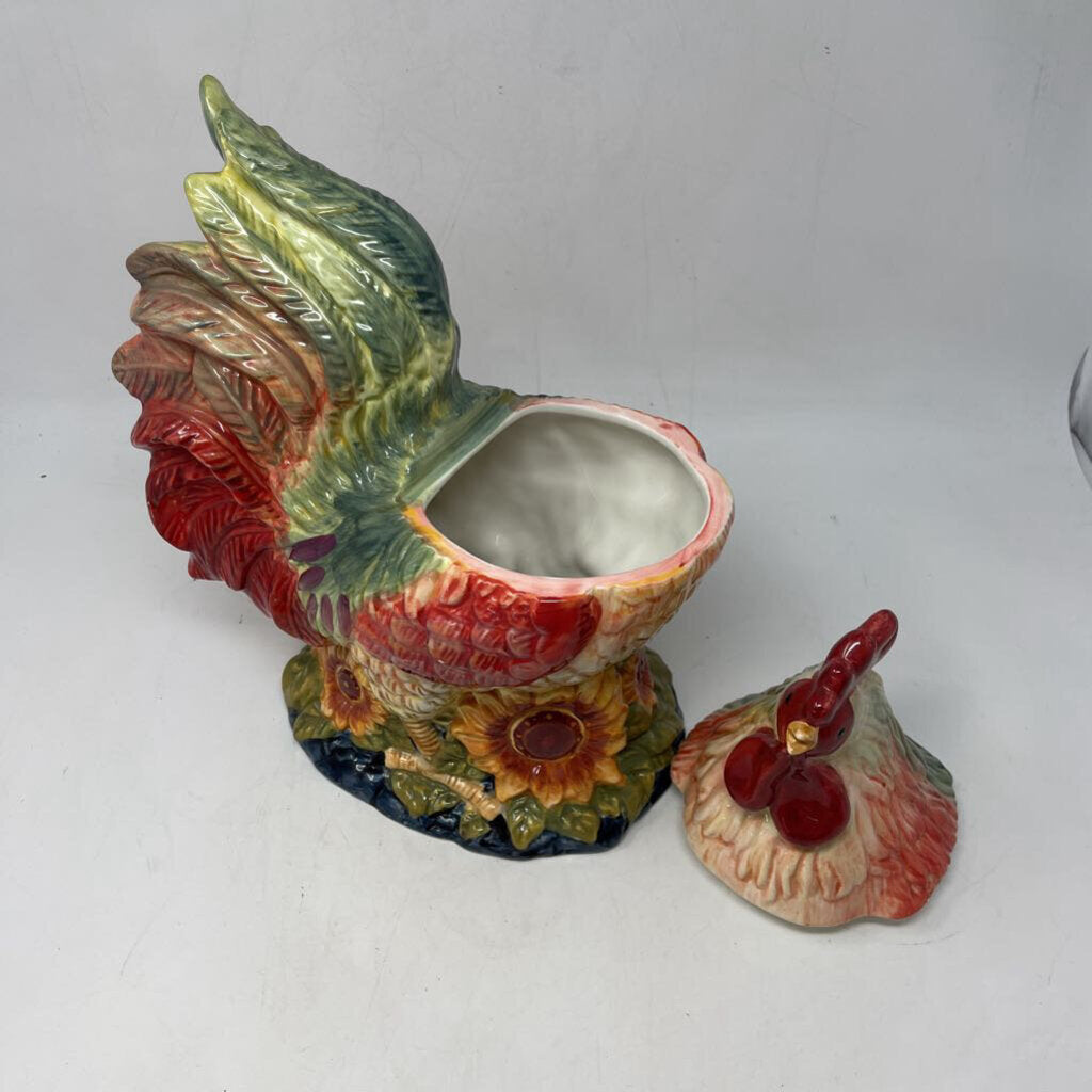 Ceramic Rooster Cookie Jar