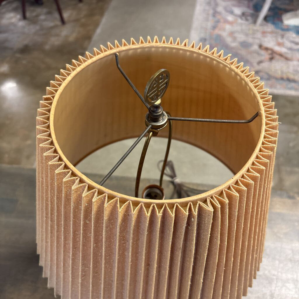 Vintage Asian Tea Tin Lamp