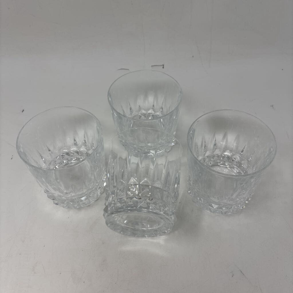 Crystal Ice Bucket and 4 Glasses
