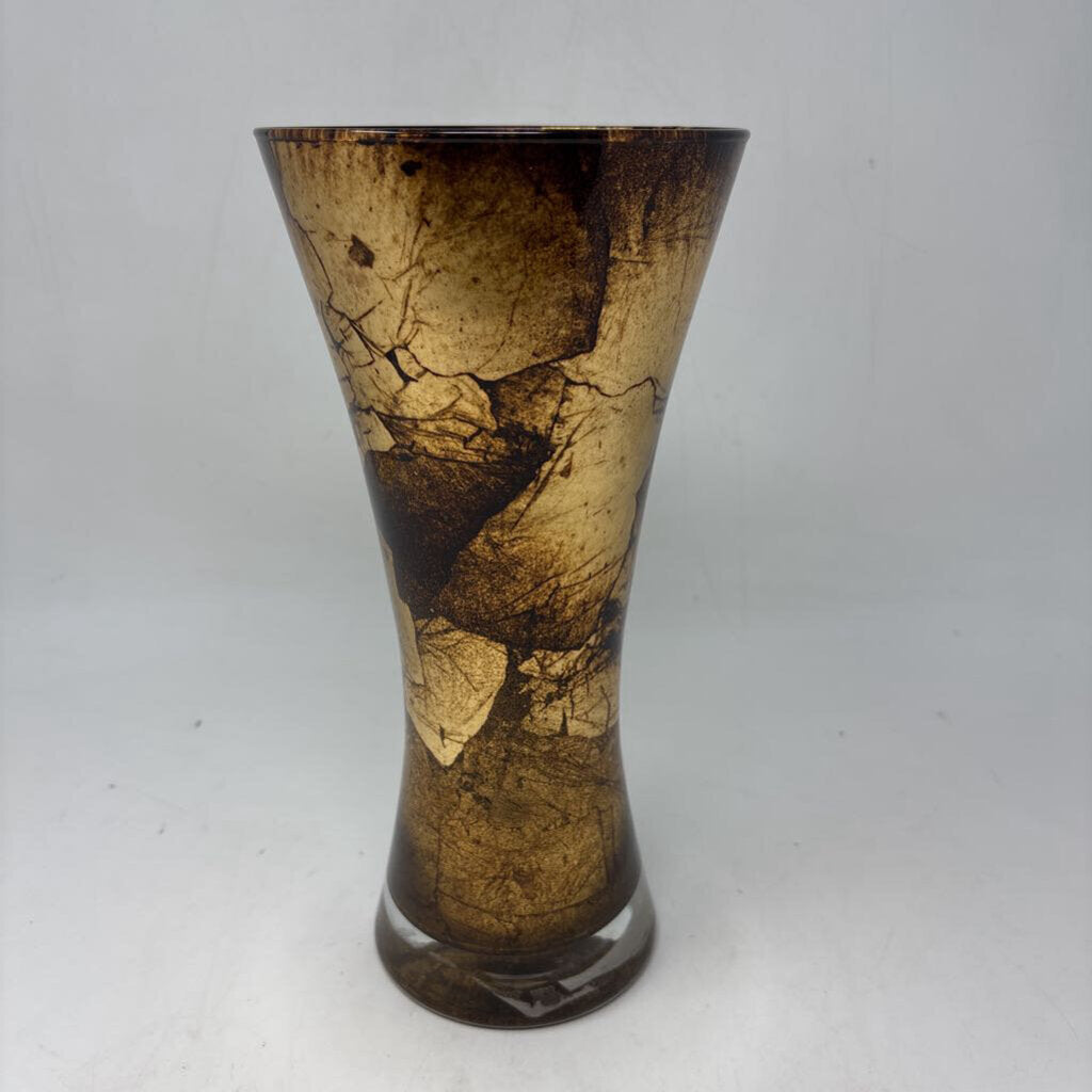 Glass Vase from Romania 11"H