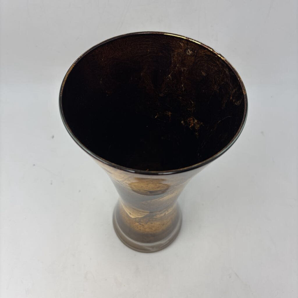 Glass Vase from Romania 11"H