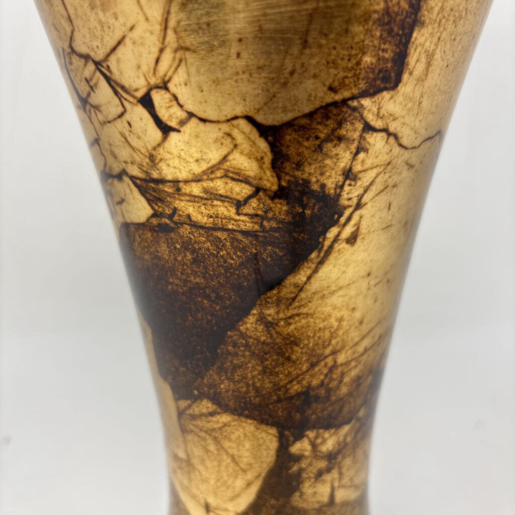 Glass Vase from Romania 11"H