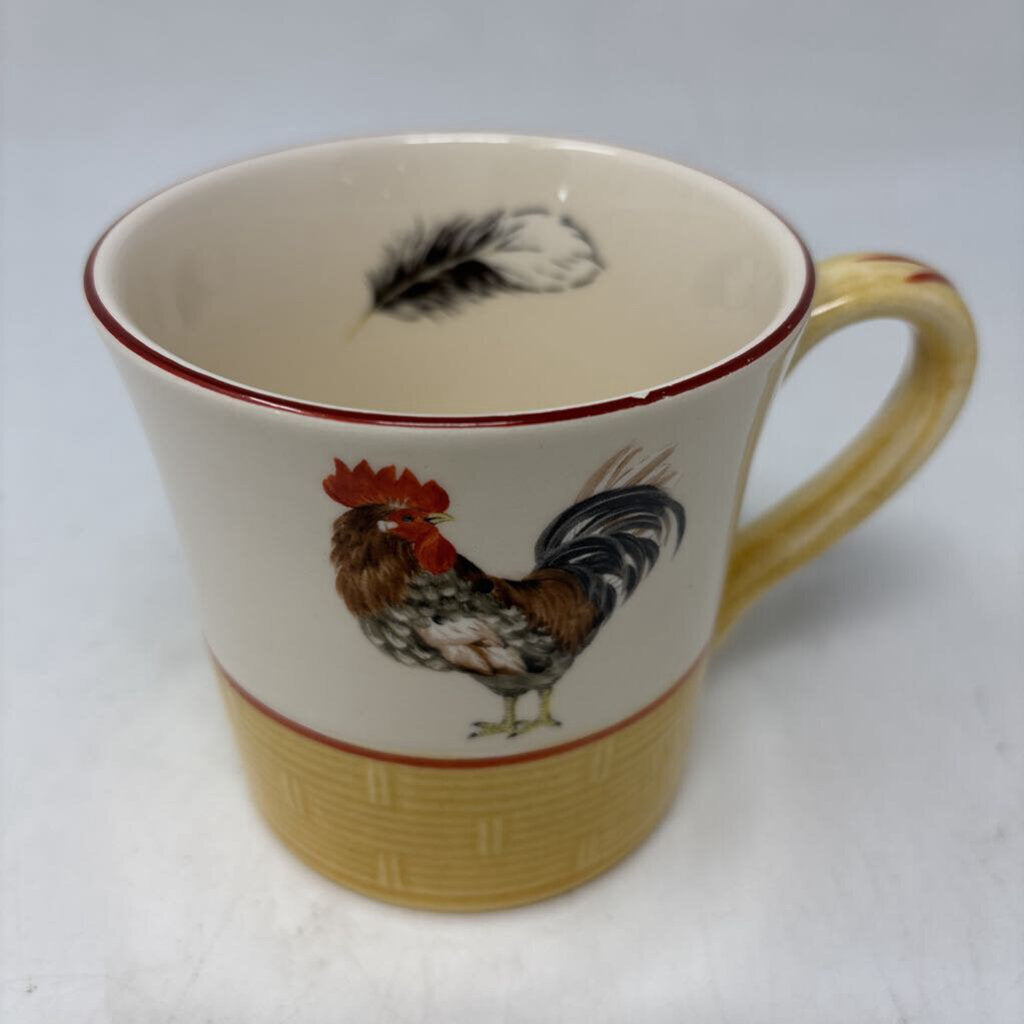 Cour Normandie Rooster Mugs Set 4