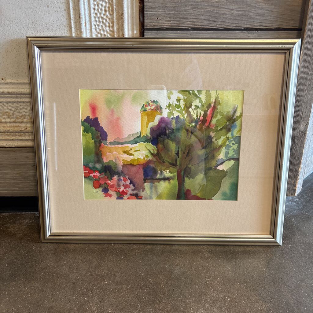 Abstract Landscape Watercolor 21 X 17