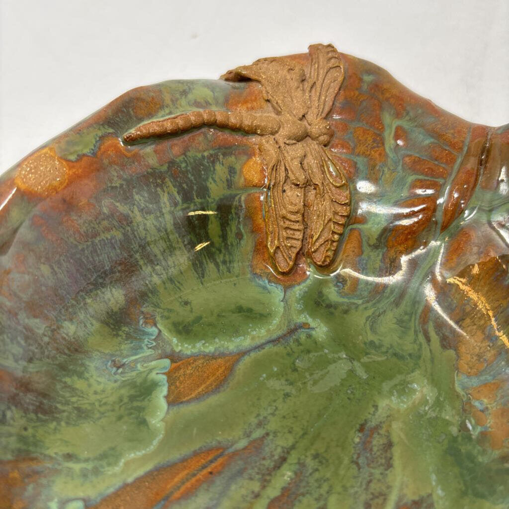 Dragonfly Pottery Bowl