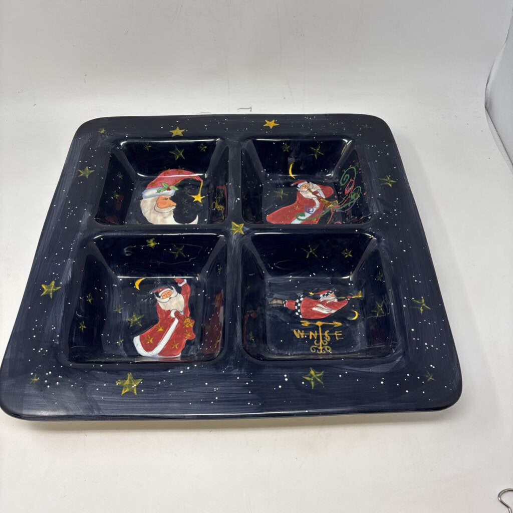 Divided Santa Dish