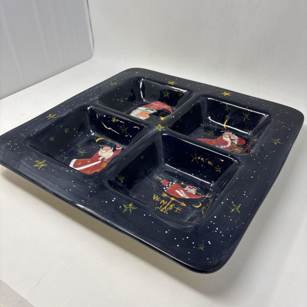 Divided Santa Dish
