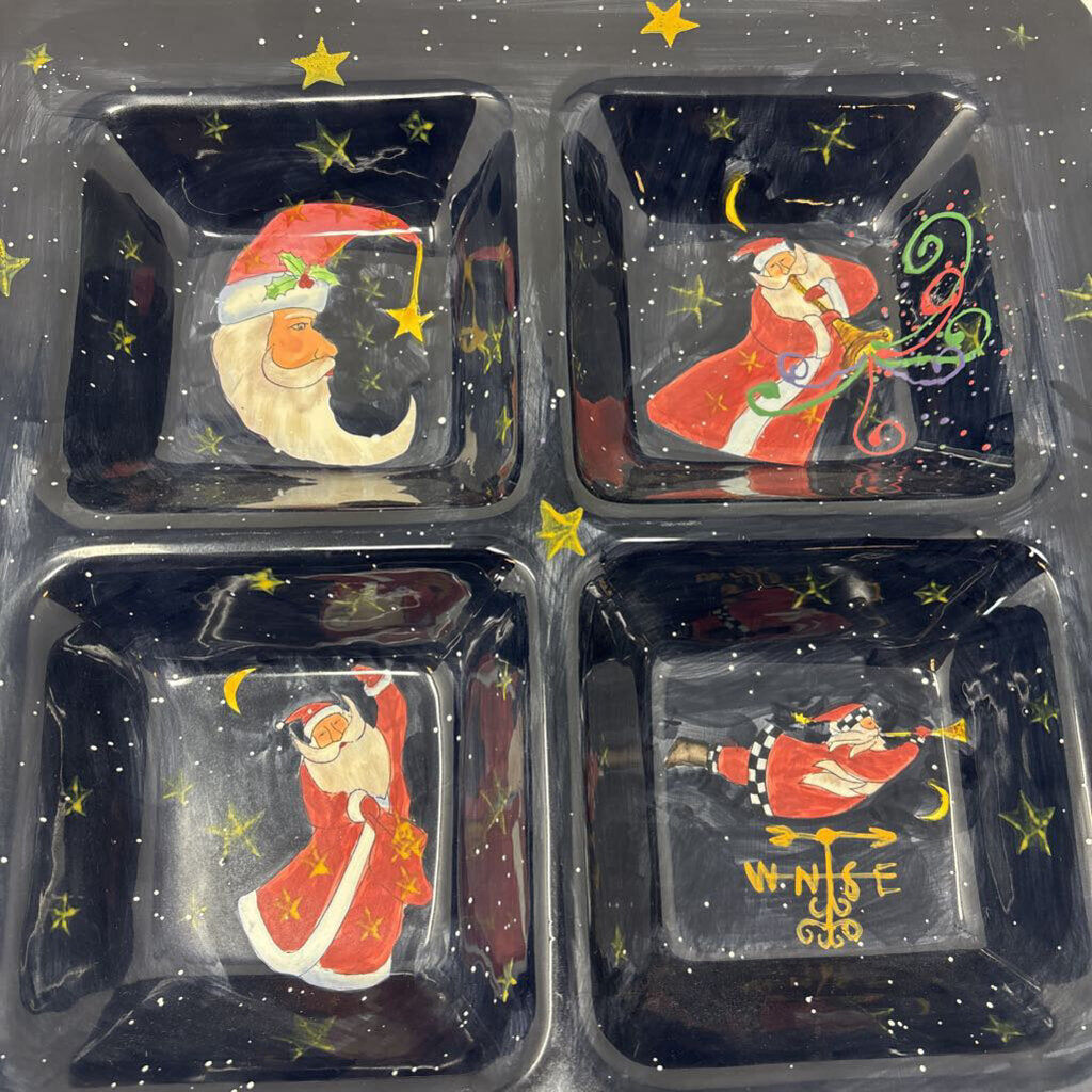 Divided Santa Dish