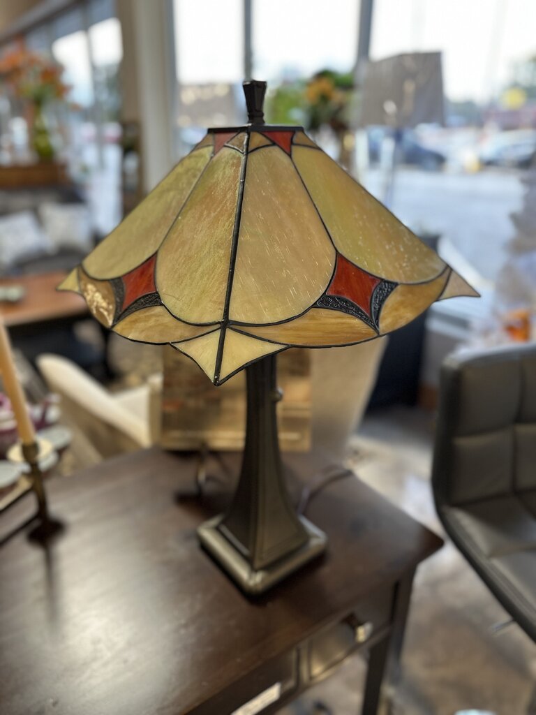 Dale Tiffany Stamped Table Lamp