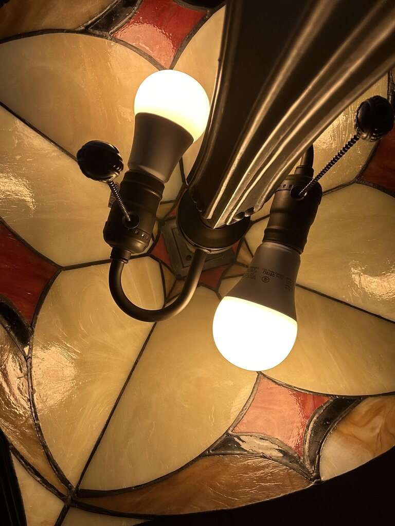 Dale Tiffany Stamped Table Lamp