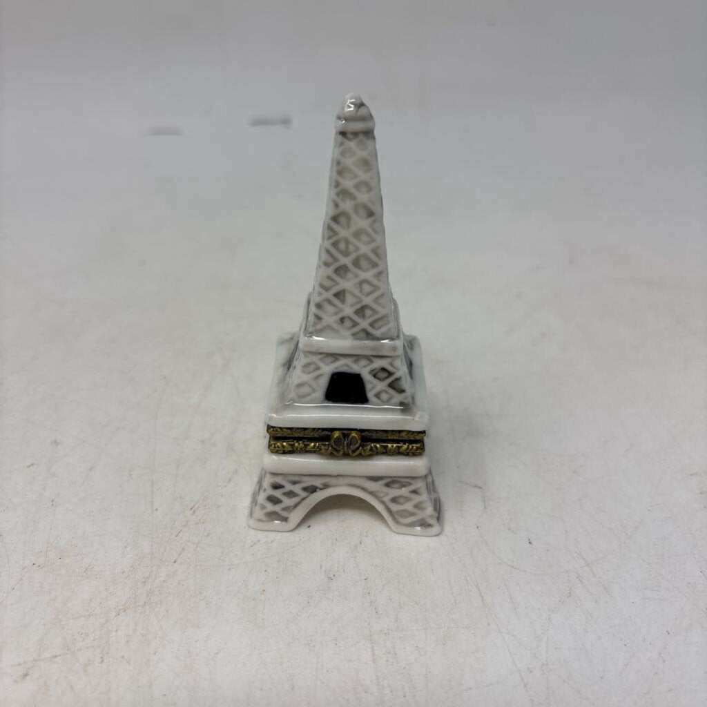 Eiffel Tower Porcelain Trinket Box