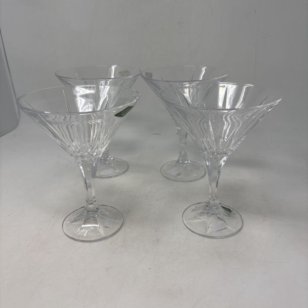 Crystal Martini Glasse Pc