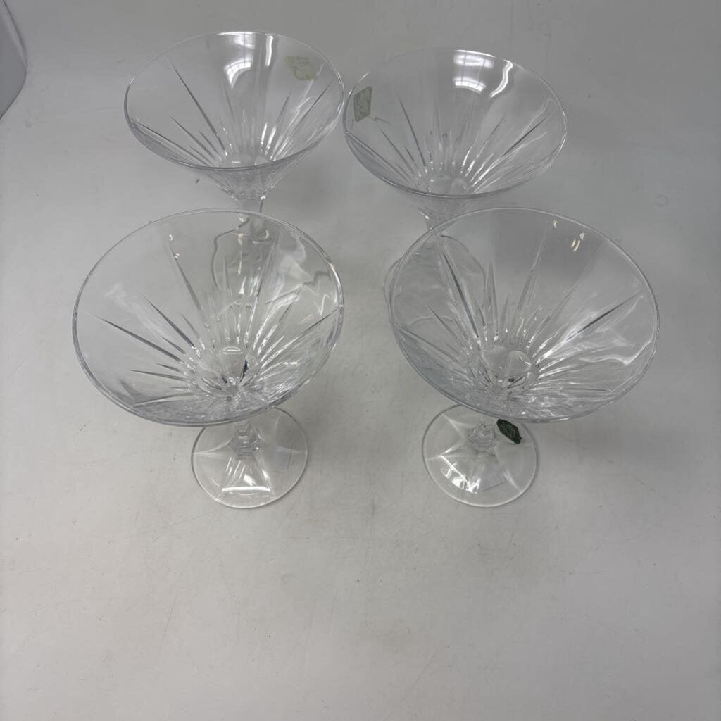 Crystal Martini Glasse Pc