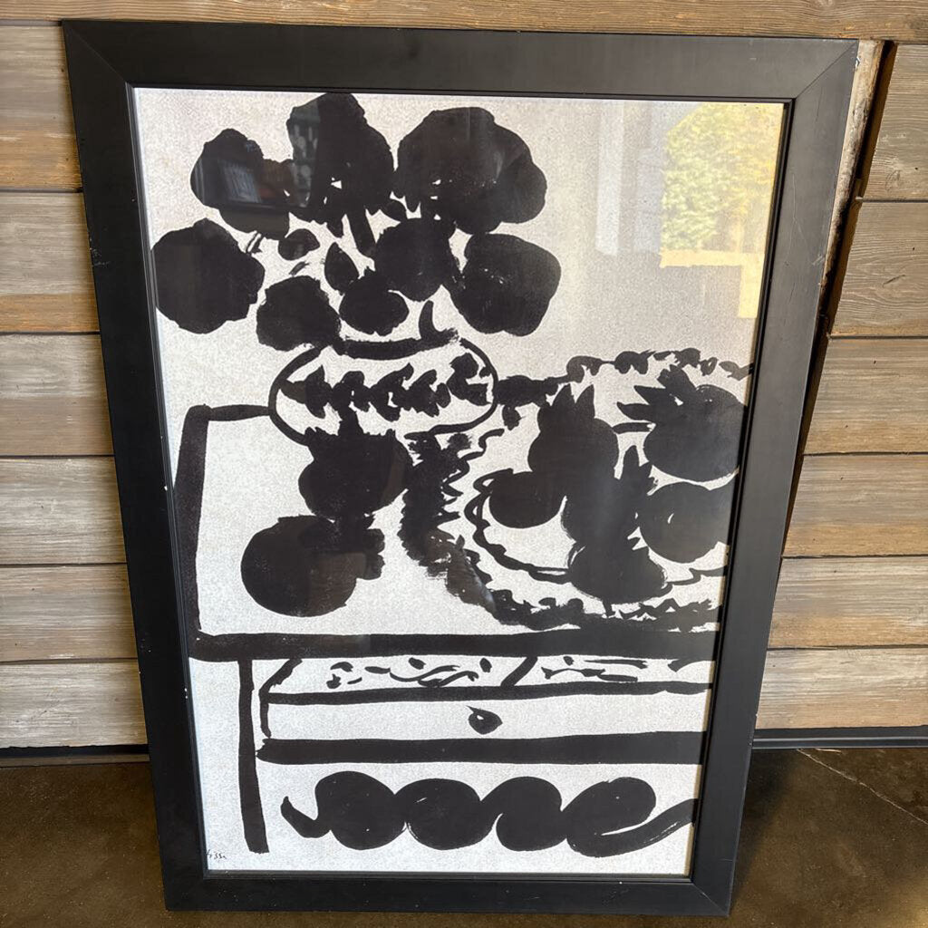 Dahlias and Pomegranates 23.25 X 33.5