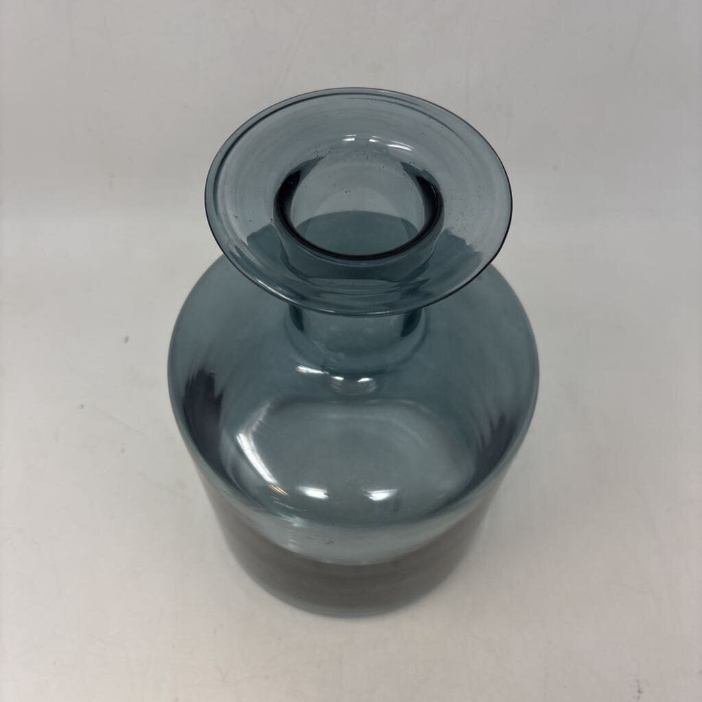 Smokey Glass Bottle/Vase 11in