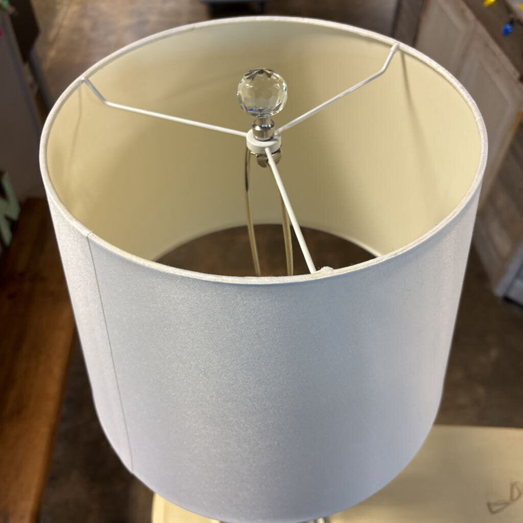 Stacked Crystal Balls Lamp 29in