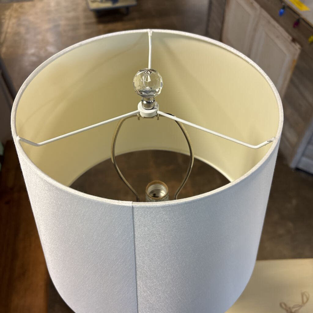 Stacked Crystal Balls Lamp 29in