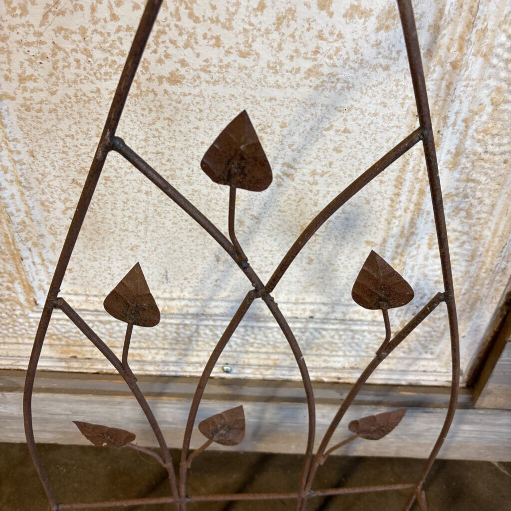 Wrought Iron Hanging Wall Planter Charleston